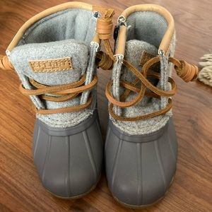 Sperry Toddler Duck Boots, brand new, never worn. NWOT